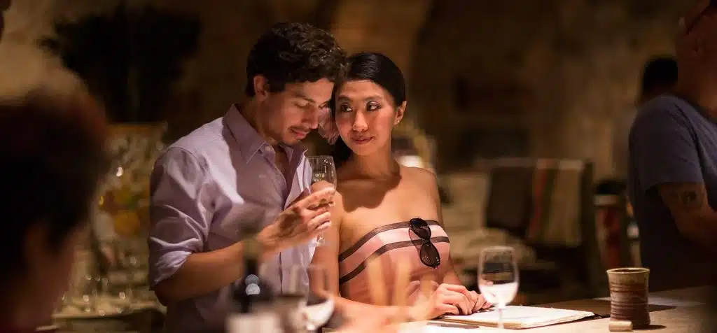 romantic couple drinking wine e1693934424521