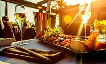 wine tasting and food pairing small